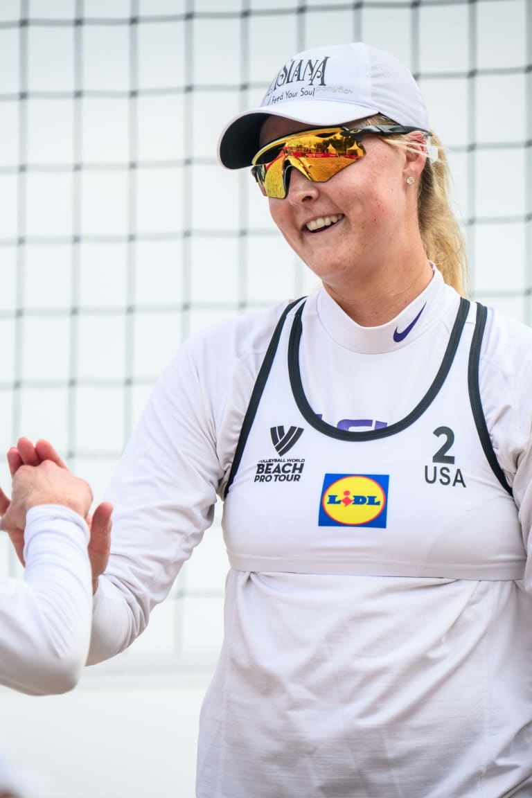 Kristen Nuss, Taryn Kloth sweep pool in first Elite 16 event