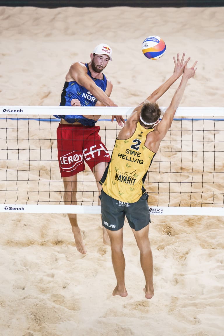 Beach Pro Tour medallists in action at Uberlândia Elite16