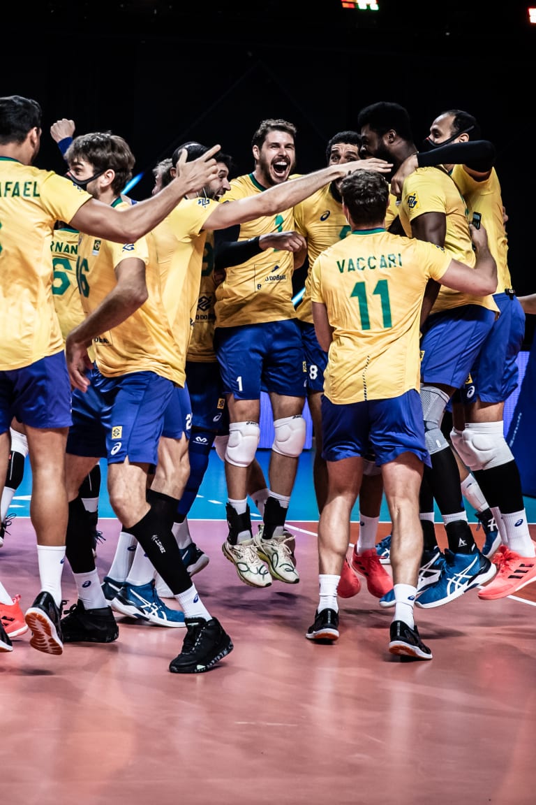 Brazilië kampioen van de Mannen VNL met overtuigende zege op Polen in finale