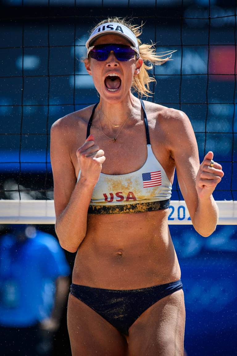 Alix Klineman makes Olympic debut a winning one