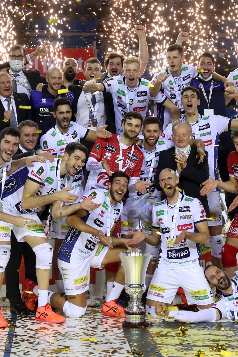 Trentino claim third Supercoppa trophy