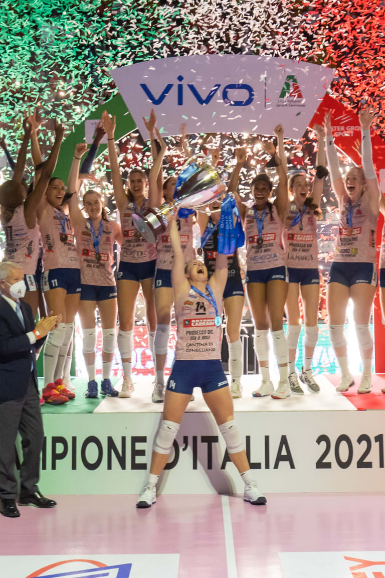 Brilliant Egonu shines as Conegliano win fifth Scudetto in 2021/22