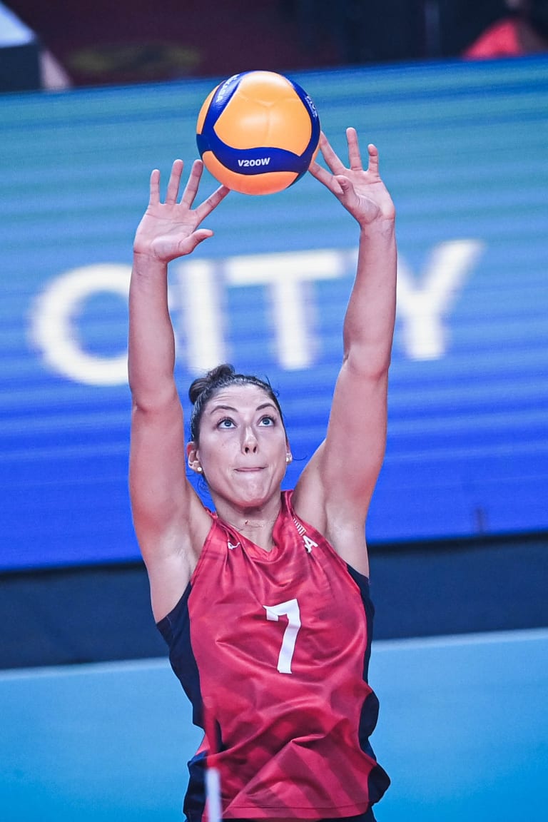 Carlini guides Americans to fifth VNL victory