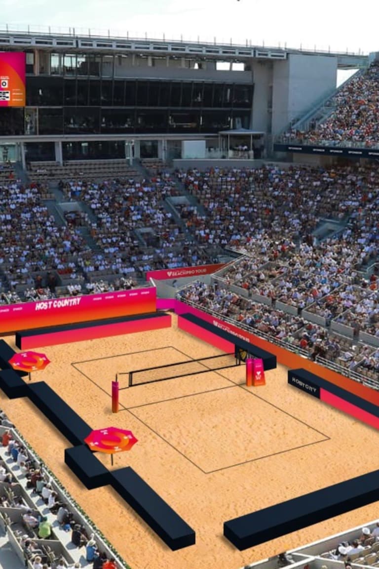 Beach stars stoked to play at Roland Garros