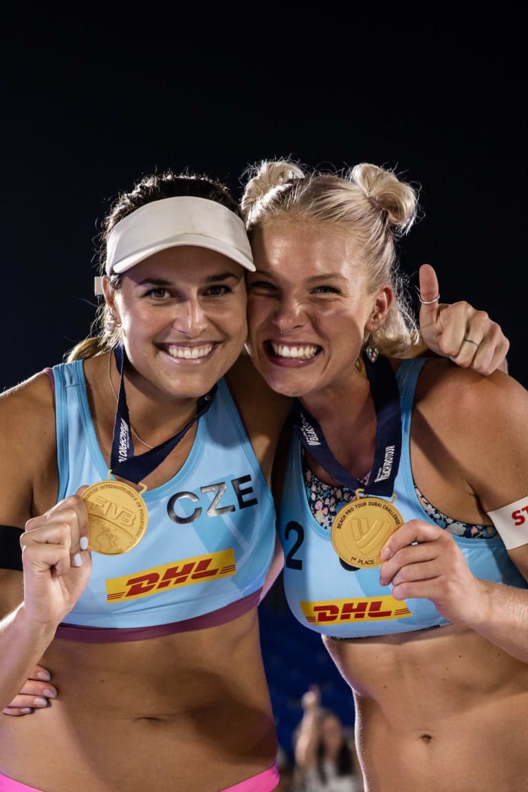 Hermannova & Stochlova snatch first Beach Pro Tour gold