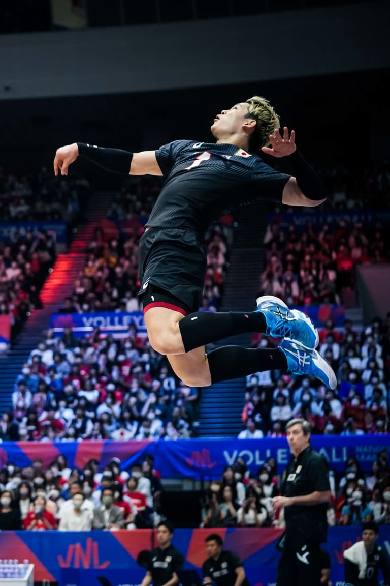 High-flying Nishida spearheads Japan to second VNL win