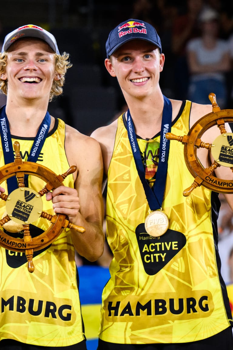 Åhman e Hellvig brillano ad Amburgo nel loro ritorno nel Beach Pro Tour.