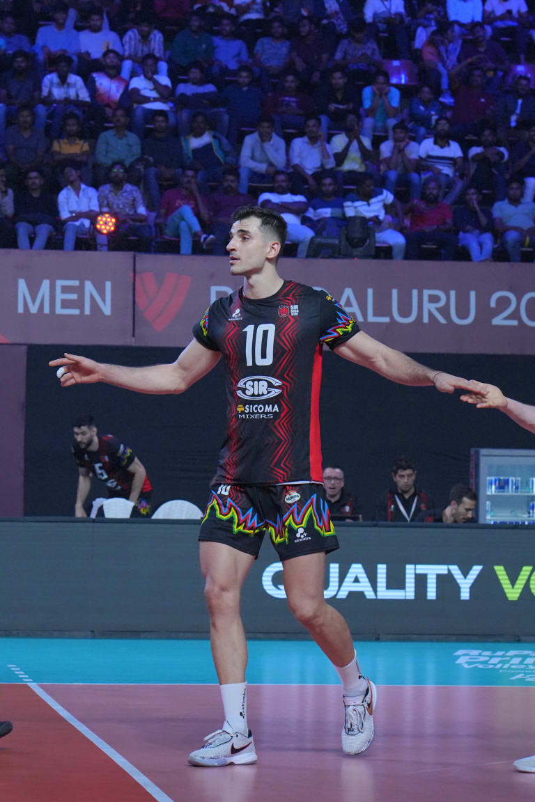Perugia start strong and sweep Minas in Bengaluru