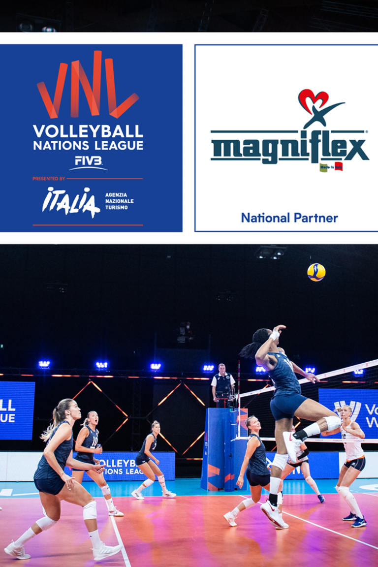 Volleyball World dà il Benvenuto a Magniflex in qualità di National Partner della VNL 2021