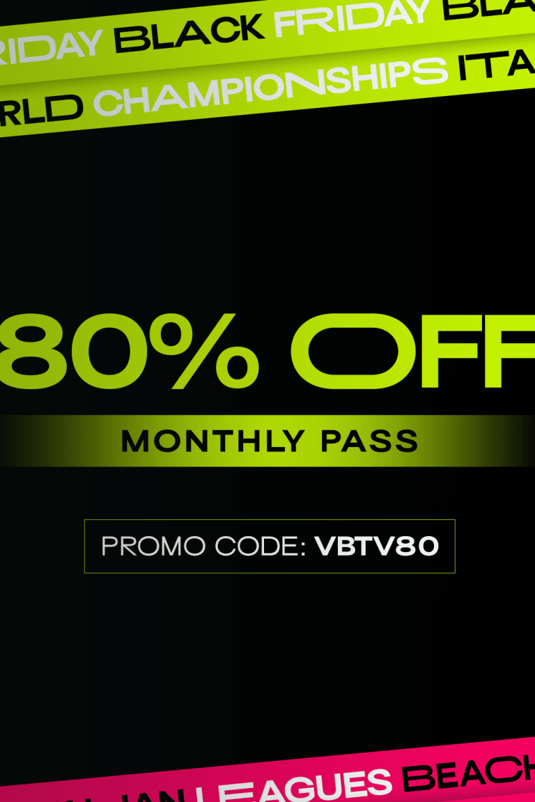 Claim incredible Black Friday deals on Volleyball TV: Up to 80% OFF!