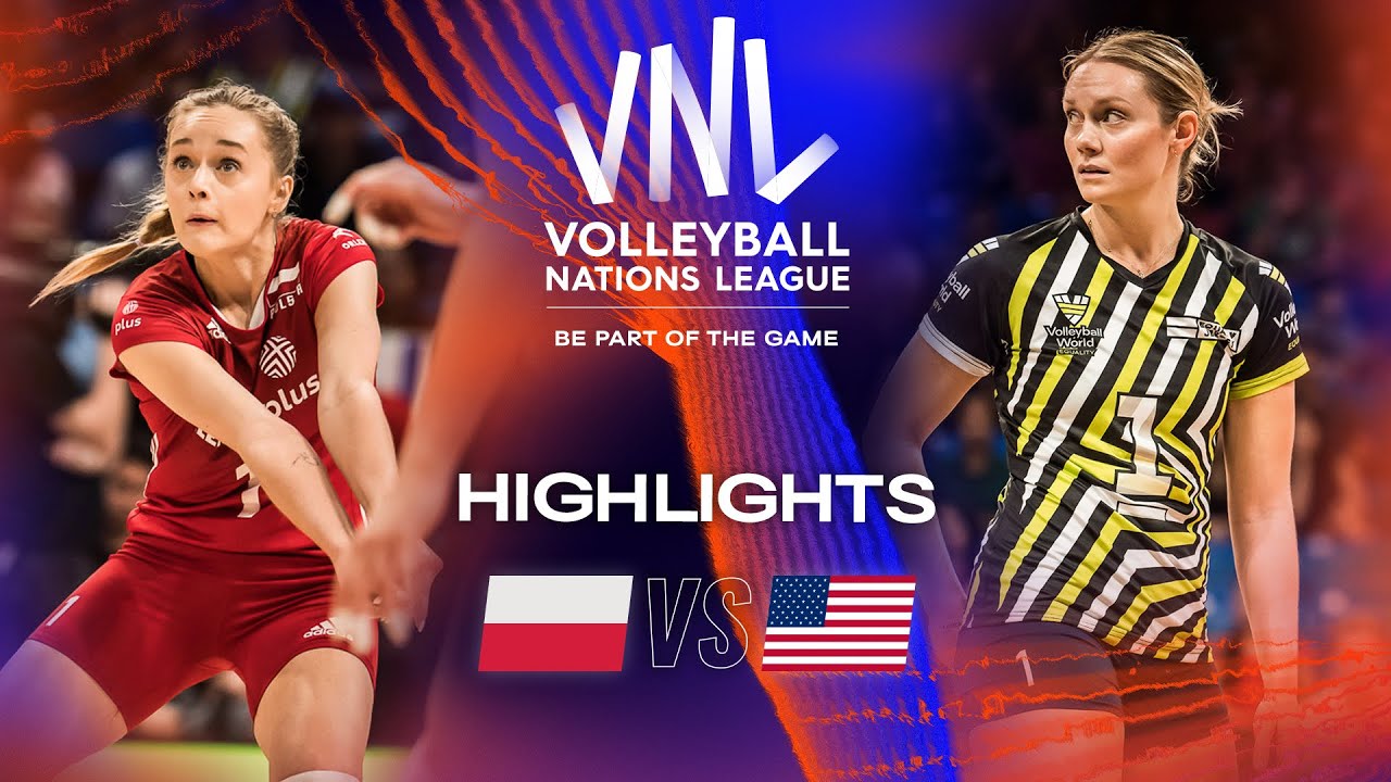 POL vs. USA Highlights Final 34 Women's VNL 2023