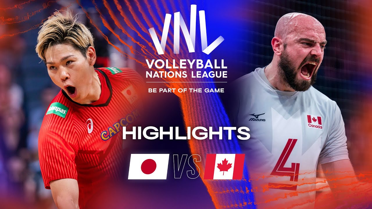 JPN vs. CAN Highlights Week 2 Men's VNL 2023