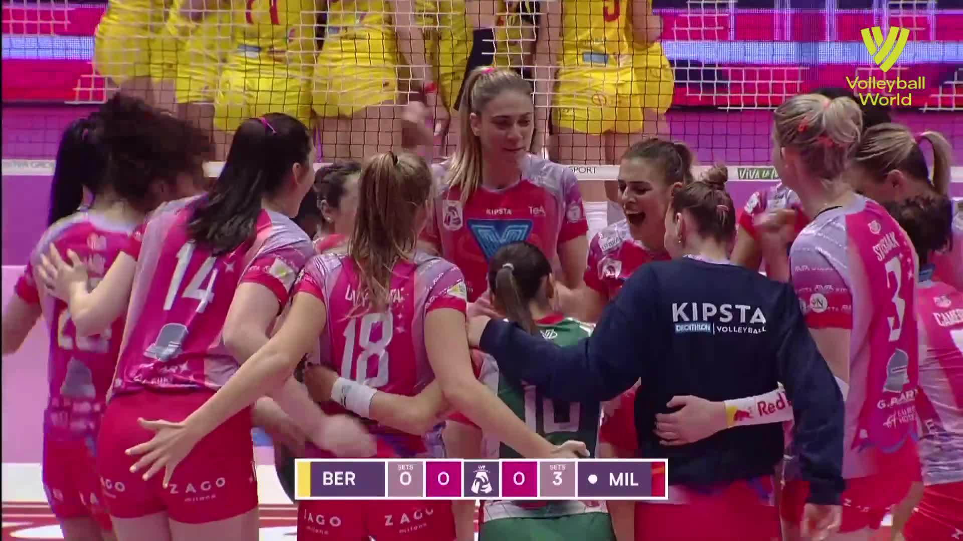 Volley Bergamo 1991 vs. Vero Volley Milano FIVB Womens Italian