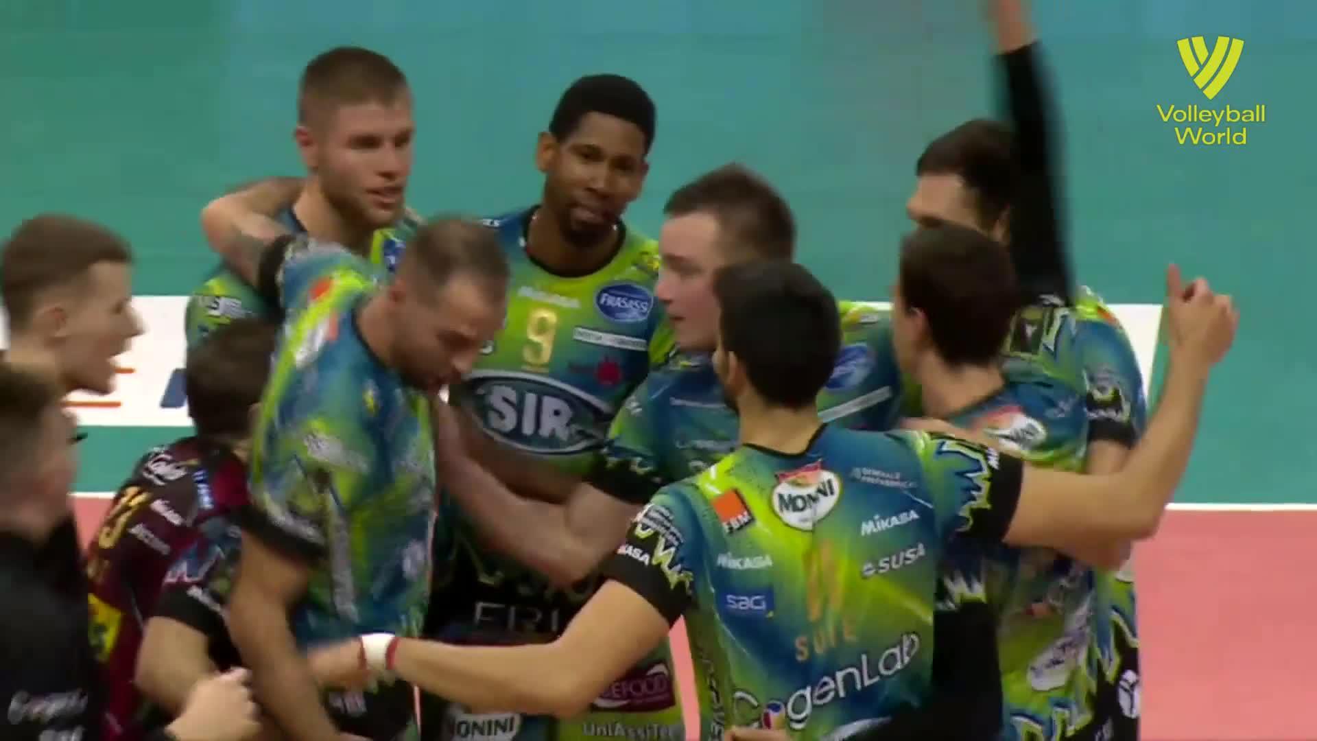 Top Volley Cisterna vs. Sir Safety Conad Perugia FIVB Super Liga
