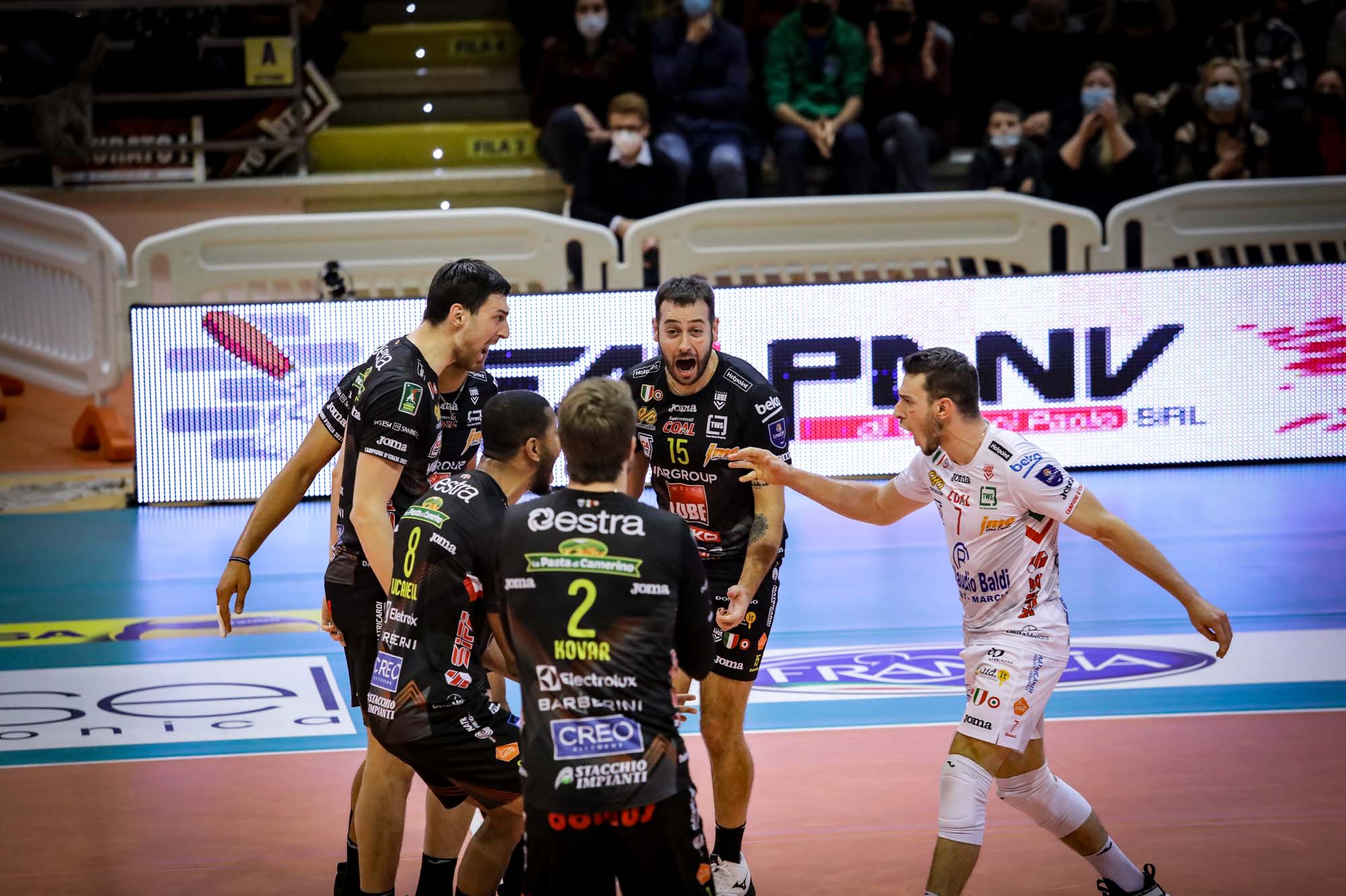 The weekend's SuperLega match schedule