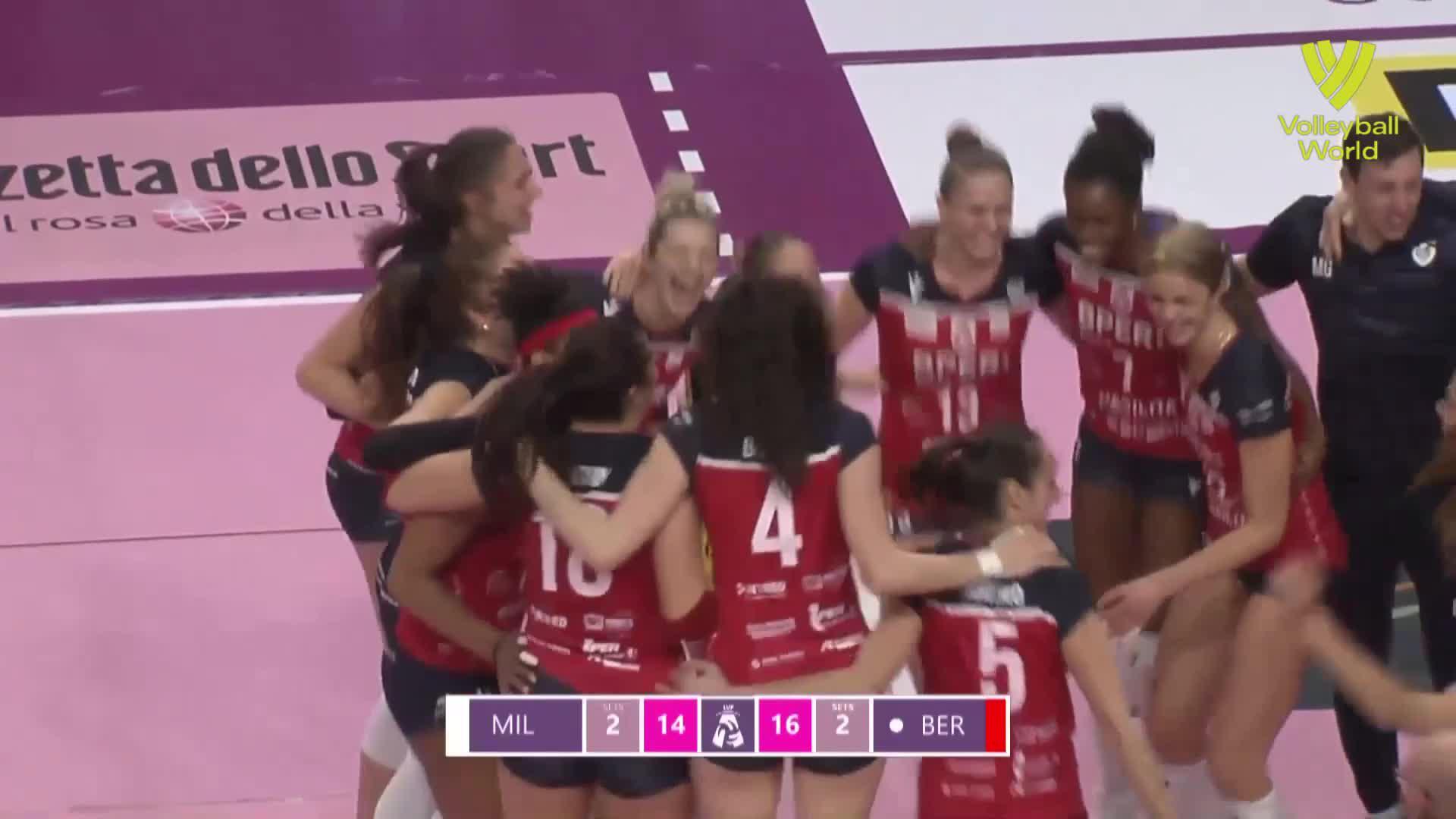 Volley Bergamo 1991 vs. Vero Volley Milano FIVB Womens Italian