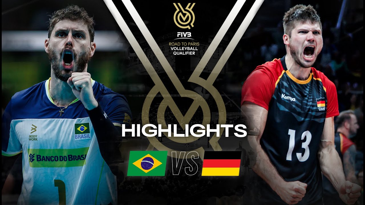 BRA vs. GER Highlights Men's OQT 2023