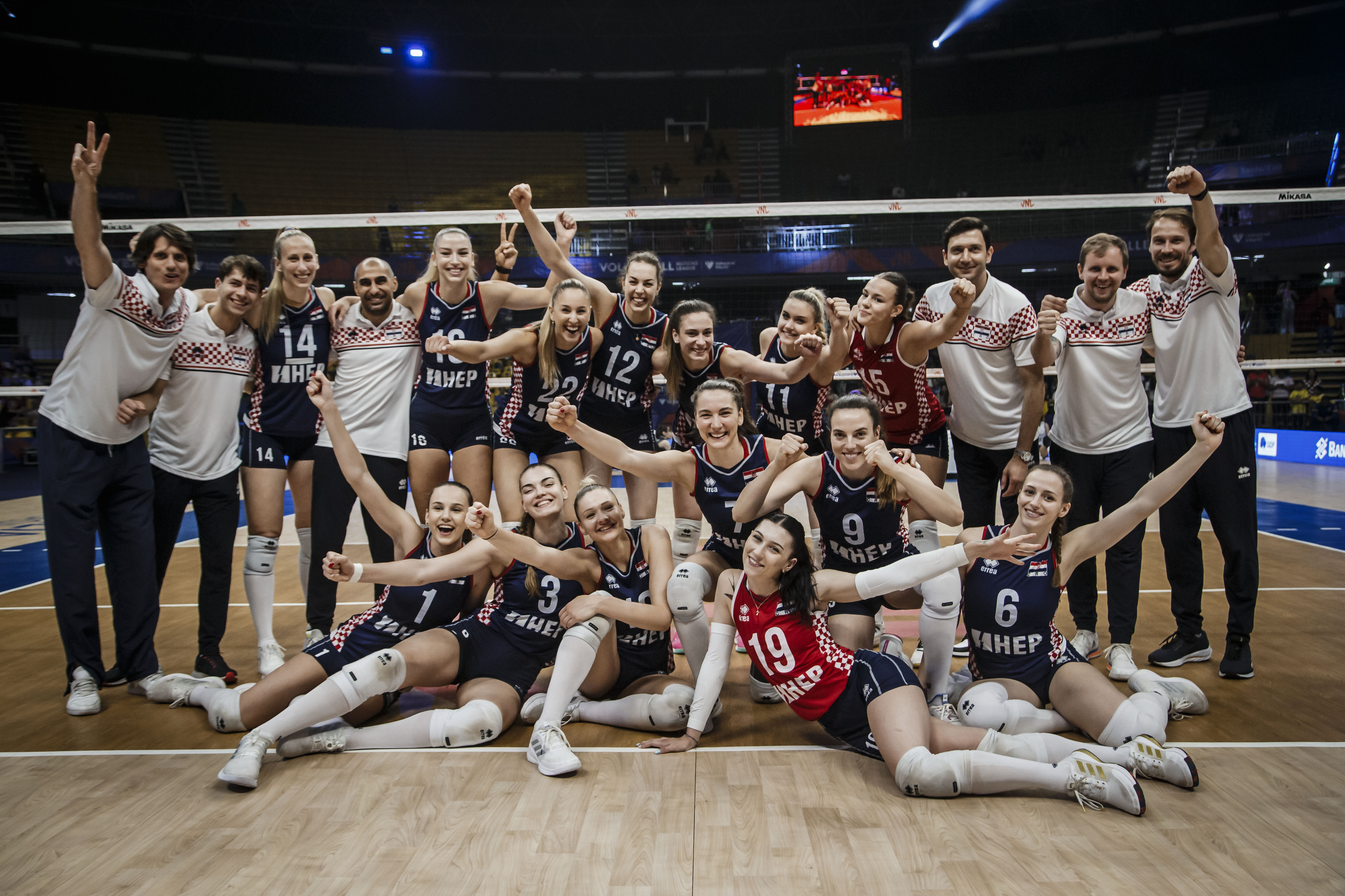 Rookies Croatia claim firstever VNL victory