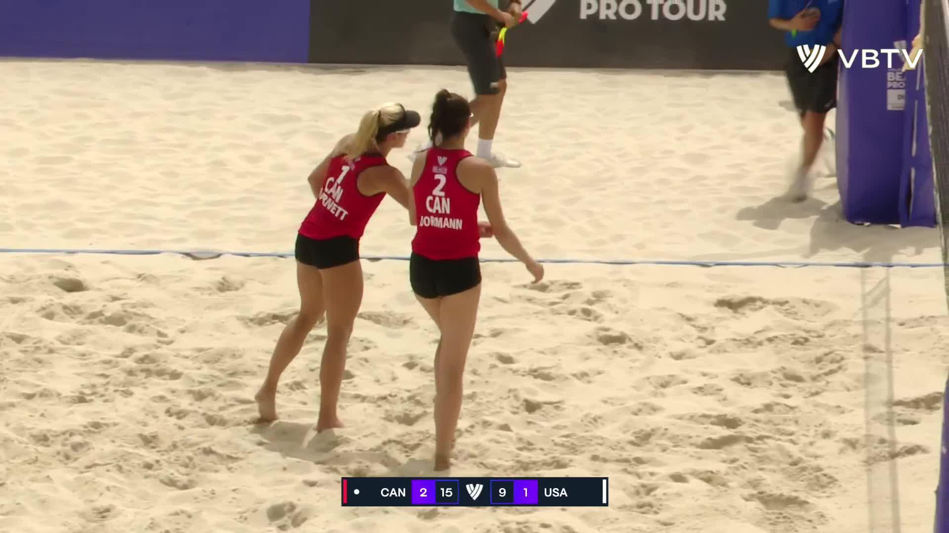 Dormann vs. Fuchs Nobles Beach Volleyball Women Match Highlights 05 05 2022