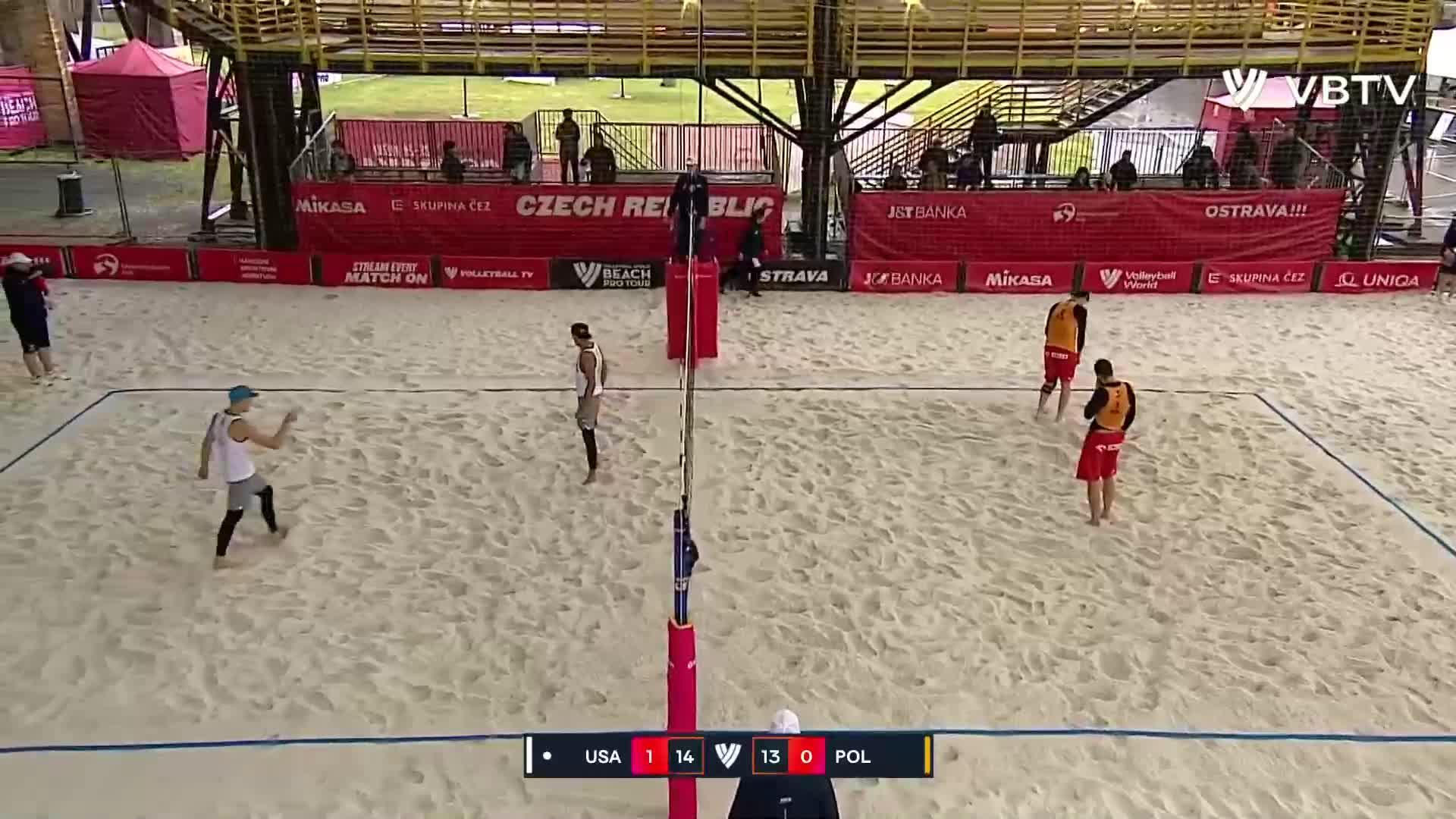 Tri Bourne Aces Leader in Bourne Crabb Tr. vs. Kantor Rudol Top Aces