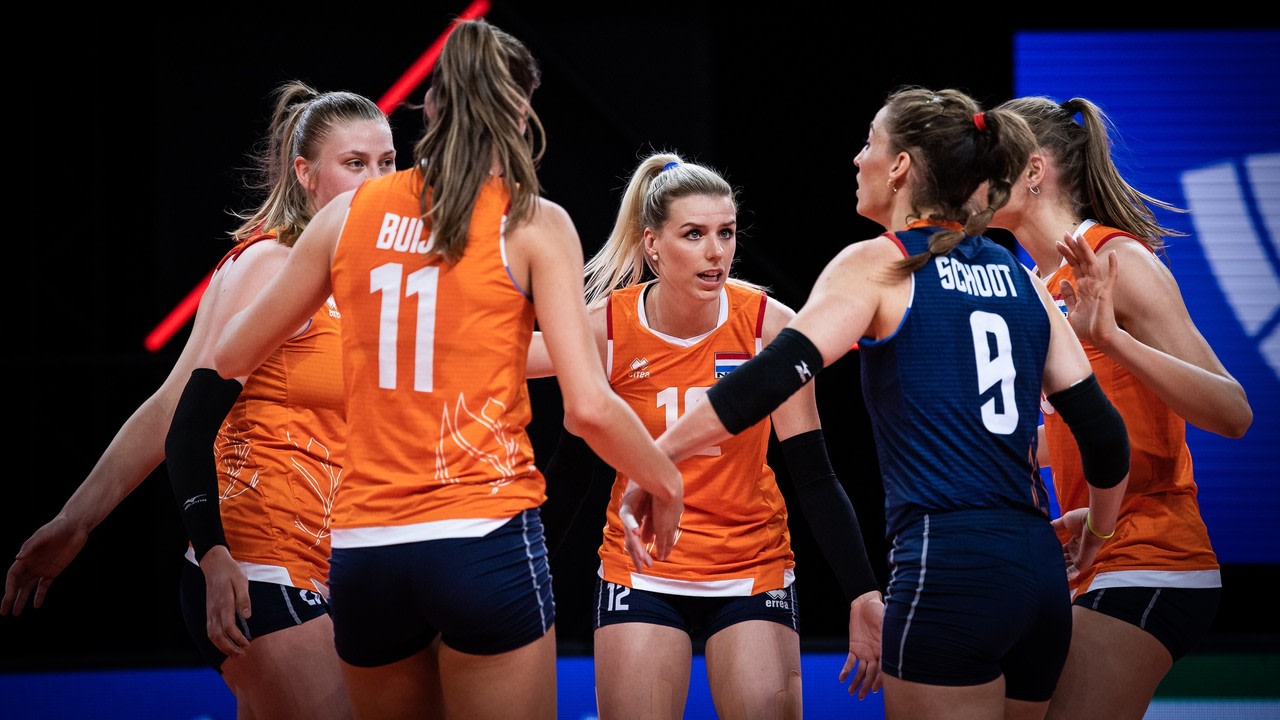 VNL Women's Highlights - Netherlands Vs. Thailand | Volleyballworld.com