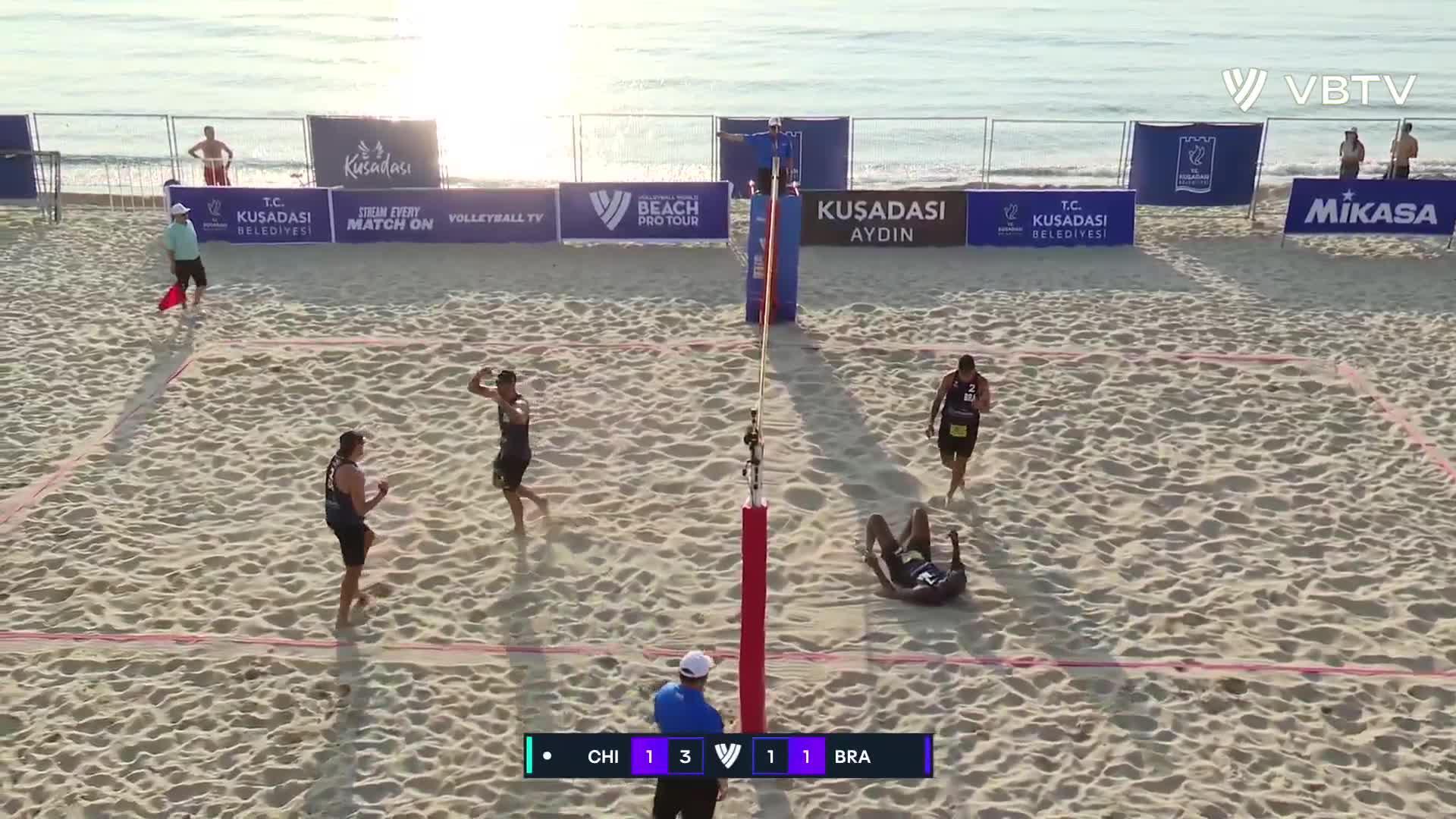 Marco Grimalt Successful Blocks Leader in Grimalt M./Grimalt E. vs