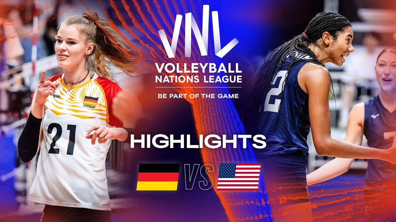 GER vs. USA Highlights Week 3 Women's VNL 2023