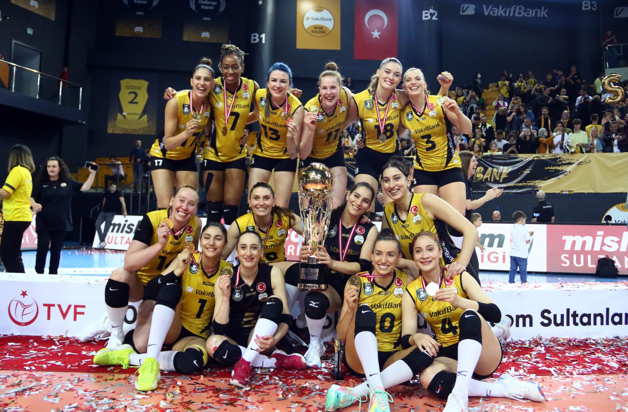 Vakifbank precisa do tie-break para vencer o Besiktas – Web Vôlei