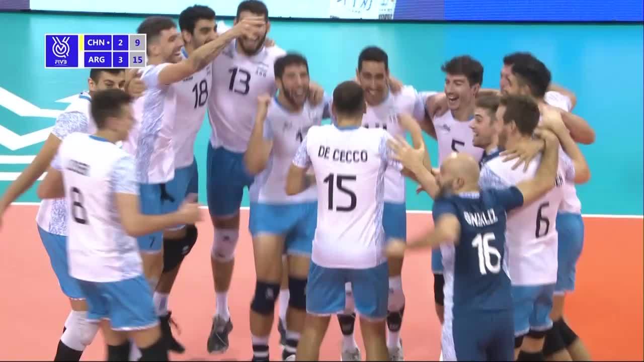 China vs. Argentina FIVB IOQT Men Match Highlights, 11/08/2019