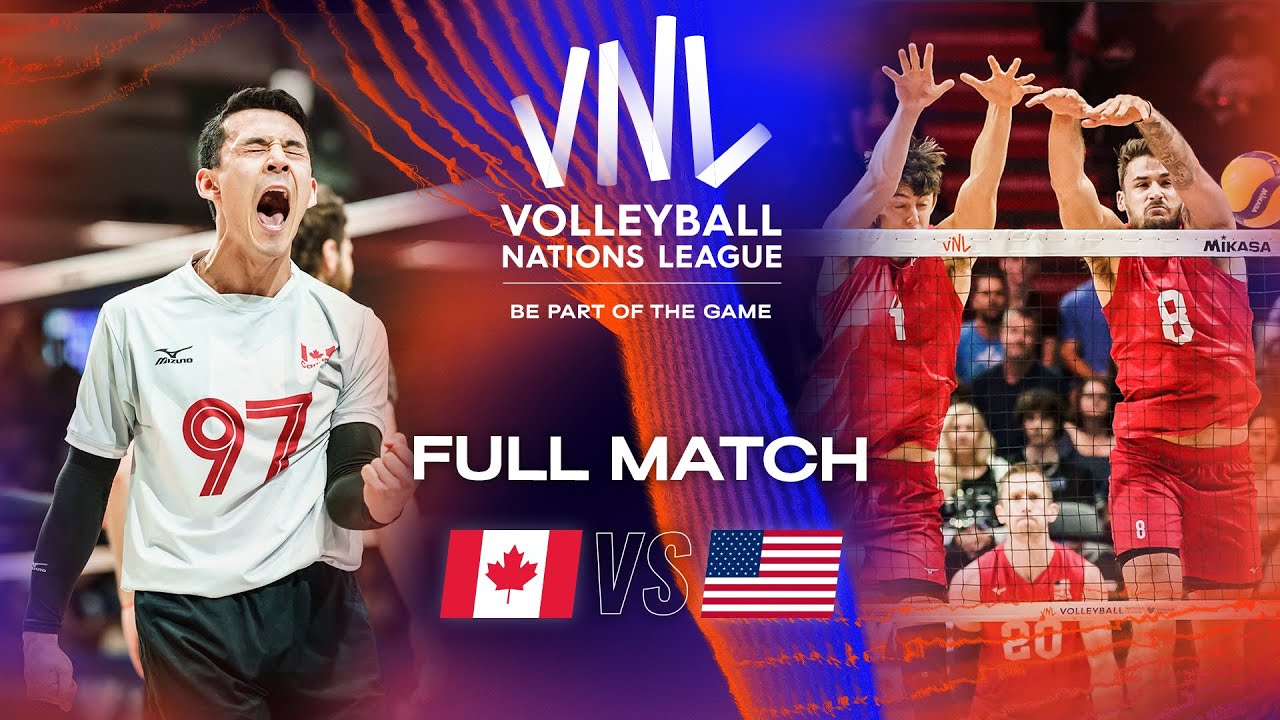 CAN vs. USA Full Match Men's VNL 2023