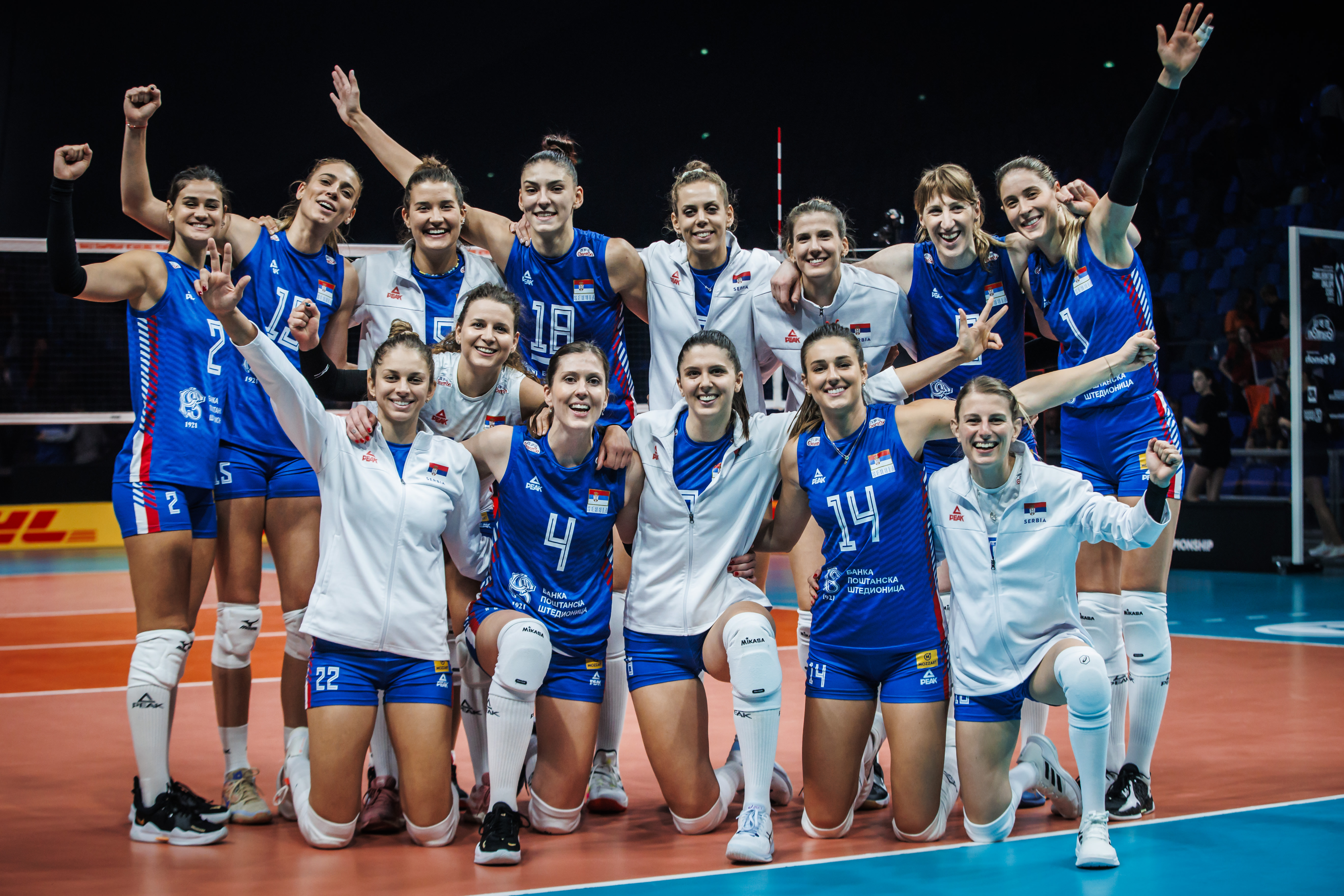 Defending champions Serbia start on the right foot volleyballworld