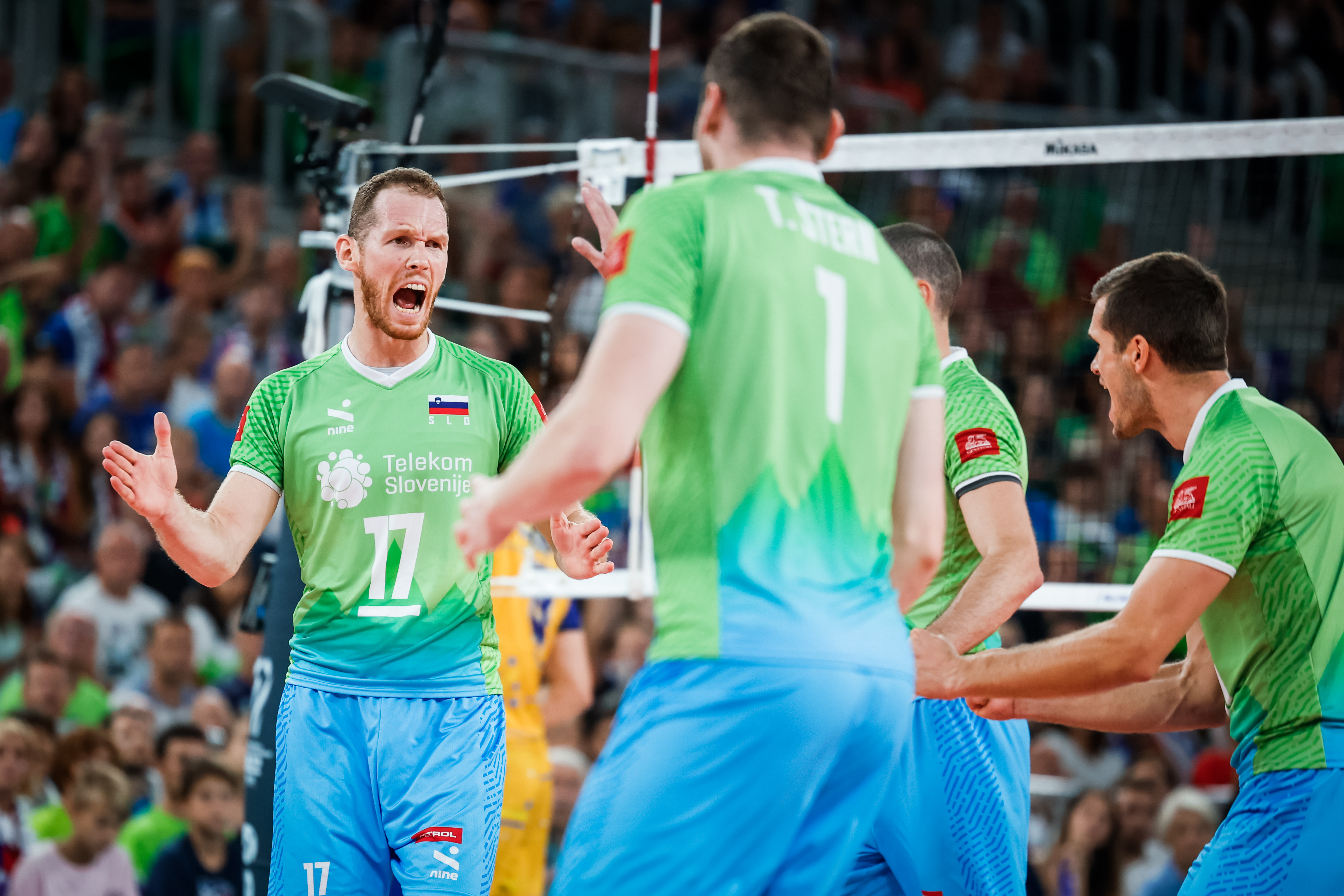 FIVB Volleyball Men's World Championship semifinal match: Italy vs.  Slovenia-Xinhua