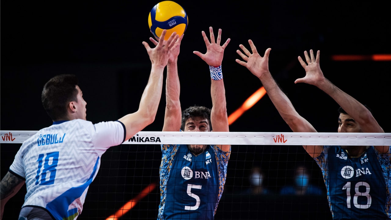 VNL Men's Highlights Argentina vs. Slovenia