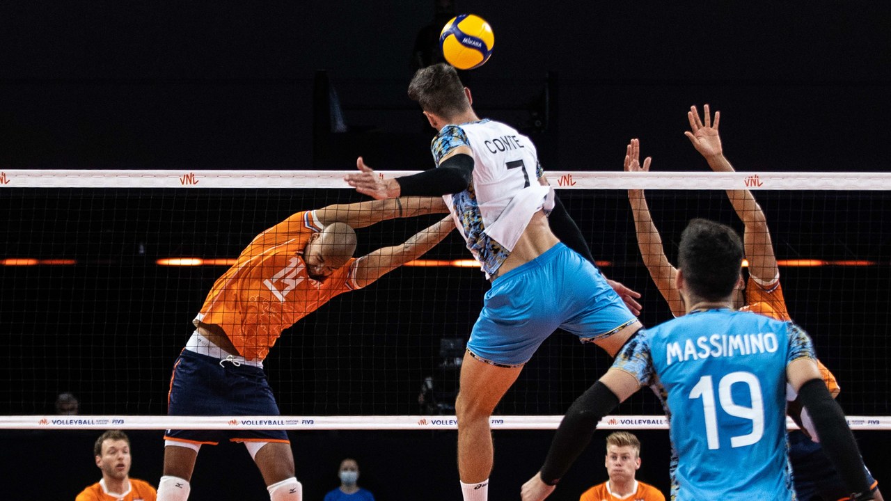 VNL Men's Highlights Netherlands vs. Argentina