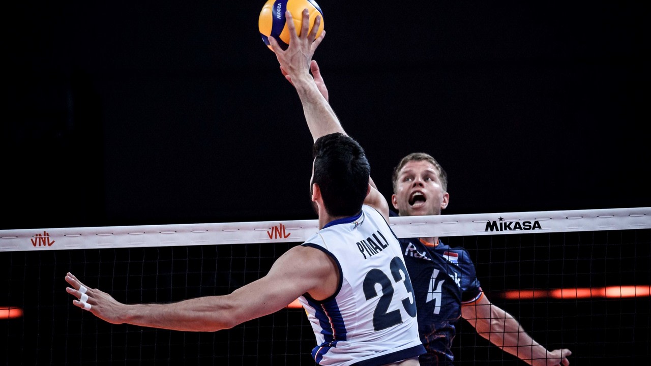 VNL Men's Highlights Italy vs. Netherlands