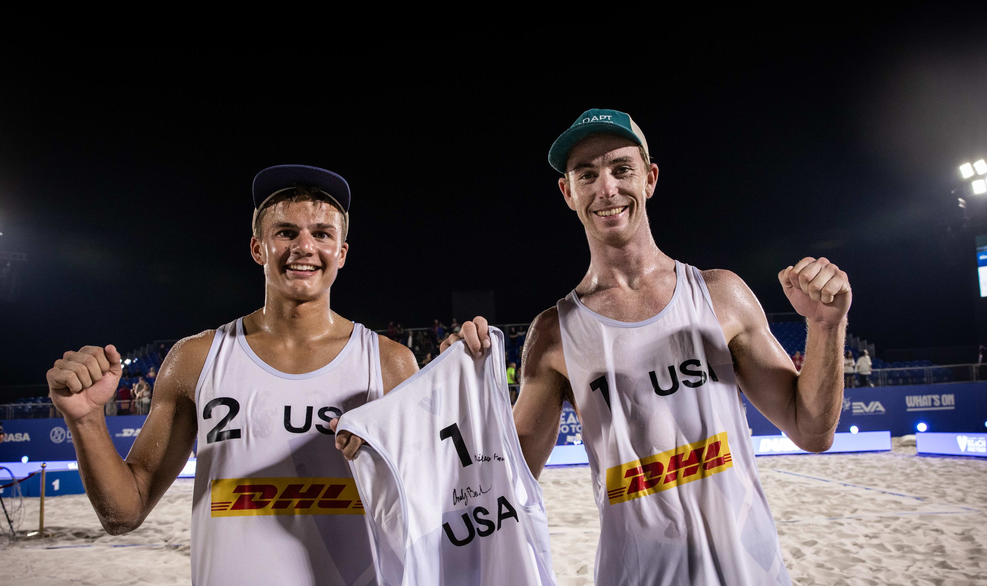 Benesh & Partain first Americans to claim Beach Pro Tour men’s gold