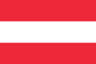 Bandeira da equipe de vôlei de praia Austria