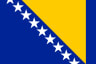 Volleyball team Bosnia and Herzegovina flag