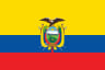 Bandeira da equipe de vôlei de praia Ecuador