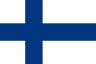 Bandeira da equipe de vôlei de praia Finland