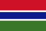 Bandeira da equipe de vôlei de praia Gambia