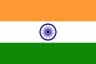 Bandeira da equipe de vôlei India