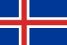 Volleyball team Iceland flag