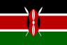 Bandeira da equipe de vôlei de praia Kenya