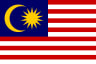 Bandeira da equipe de vôlei de praia Malaysia