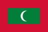 Bandeira da equipe de vôlei de praia Maldives