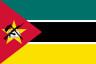 Bandeira da equipe de vôlei de praia Mozambique