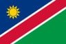 Bandeira da equipe de vôlei de praia Namibia