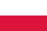 Bandeira da equipe de vôlei Polônia