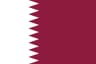 Bandeira da equipe de vôlei de praia Qatar